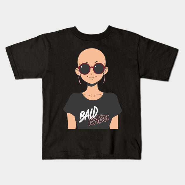 Bald girl Kids T-Shirt by VivaVagina